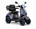 GLIDERiX Elite 4-Wheel Electric Mobility Scooter with LED Lighting & Rear Storage Box
